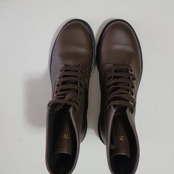NEW Valentino Marti Combat Boots Womens 10 Brown Luxury Designer Y2K - Picture 2 of 9